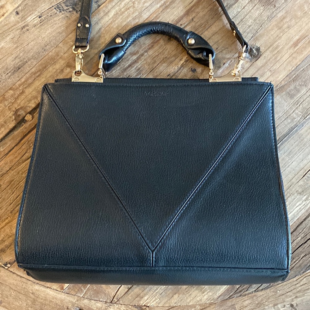 Topshop Black Vegan Leather Purse